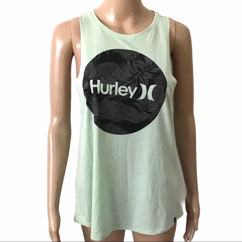 Hurley Oversized Nike Dri Fit Graphic Tank Top NEW